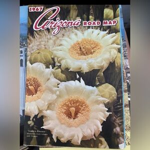 Vintage 1967 Arizona Official Road Map – State Highway Department Item#327